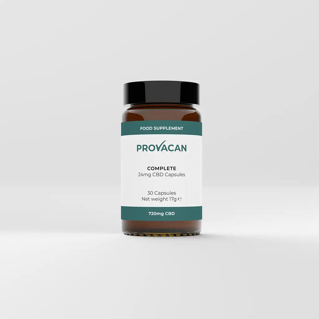 Provacan Complete CBD Capsules | 24mg CBD per capsule, 30 Pack