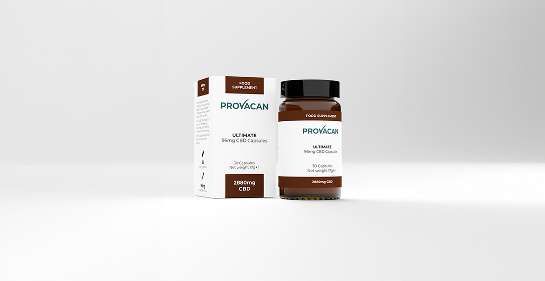 Provacan Ultimate 96mg CBD Capsule: The Strongest CBD Capsule in the UK.