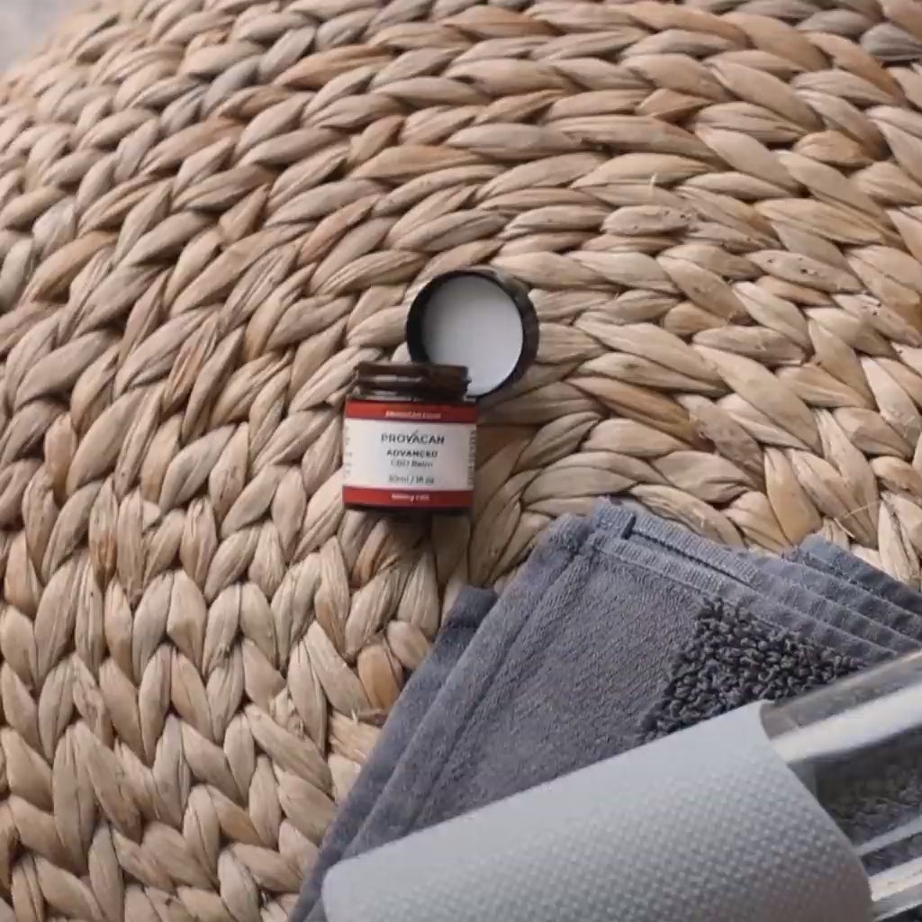 Short video of a jar of Provacan Advanced 900mg 3% CBD Balm 