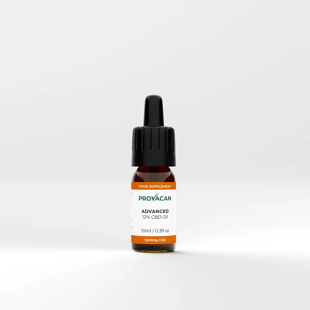 Bottle of Provacan Advanced 12% CBD Oil