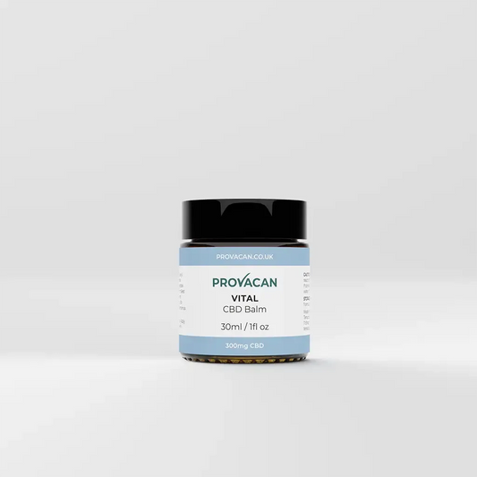 Jar of Provacan Vital CBD Balm 30ml /1fl oz 300mg CBD 